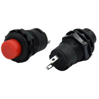 Sun 5pcs DS-428/425A Self-Lock /Momentary ปุ่มกดสวิทช์1.5A/250VAC ON/OFF SPST RED round Shape ปุ่มกด