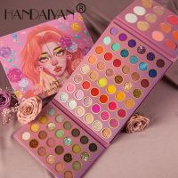 HANDAIYAN New 84 Colors Big Eyeshadow Palette Glitter Pearlescent Eyeshadow Waterproof Blush Highlight Plate Makeup Cosmetics