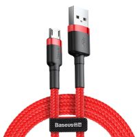 Baseus สายไมโครที่ชาร์จไฟรวดเร็ว Usb สำหรับไมโคร2ม. 3ม. Xiaomi Redmi 1ม. พลิกกลับได้สายเคเบิลเครื่องชาร์จ Usb สำหรับข้อมูล0.5ม.