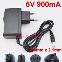 1PCS High quality AC 100V-240V Converter Switching power adapter DC 5V 900mA 0.9A Supply EU US AU UK Plug DC 5.5mm x 2.1mm