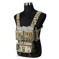 IDOGEAR MK3 Tactical Chest Rig Modular Lightweight Hunting Vest Full Set Airsoft w/ 5.56 Mag Pouch Pantiball 3317