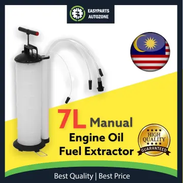 Shop Engine Oil Fuel Extractor Pump Manual Suction Vacuum Petrol