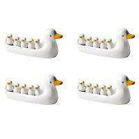 24Pcs Lovely Duckling Chopstick Holder Set Support Fork Coffee Spoon Small Dish and Duck Stand Kithchen Tools