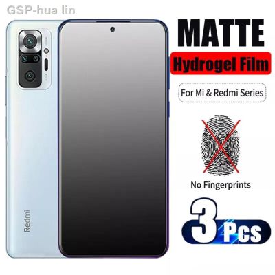 Eloko 3 Pçs Filme De Hidrogel Fosco Para Xiaomi Redmi Nota 11T Pro Protetor Tela Civi 1S Poco M4 F4 Gt 5G K50