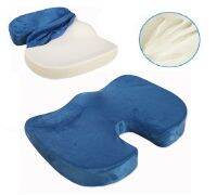 Seat Pad Comfort 100 Pure Memory Foam Luxury Seat Cushion, Orthopedic Design To Relieve Back, Sciatica and Tailbone Pain