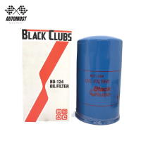 กรองเครื่อง ไส้กรองน้ำมันเครื่อง นิสสัน ดัทสัน คาร์บอน D 4 เหล็ก (Black Clubs BO-124 / BO124)