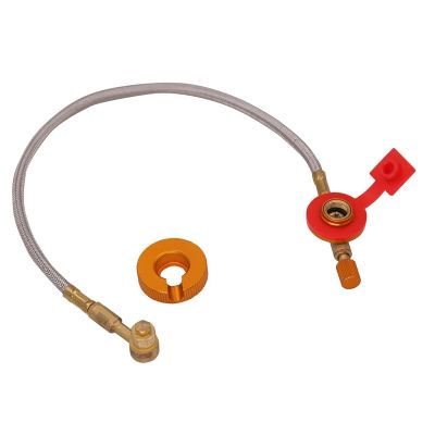 Limited time discounts Outdoor Camping Gas Stove Head Valve Adapter Converter + Hose Connecting Line + Air Nozzle Outdoor Stove Accessories