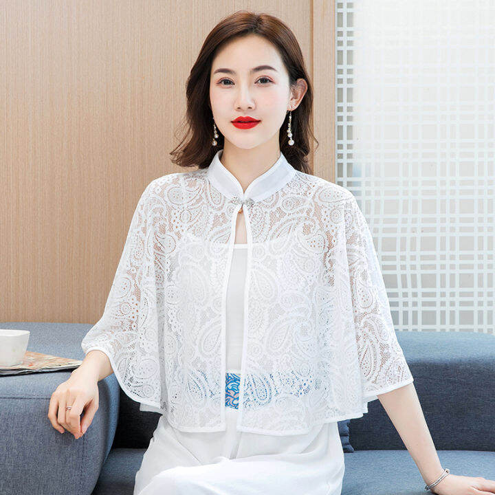 XINYANG HLLC Lace Bolero For Women Filipiniana Top Formal Elegant ...