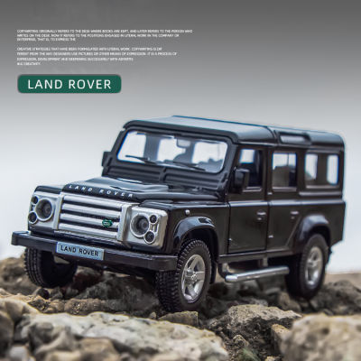 RMZ CITY 1:36 Land Rover Defender Alloy Diecast Car Models Die Cast Toy Bus Truck Pull Back Doors Openable Simulation Die-Cast Vehicles Scale Metal Mi