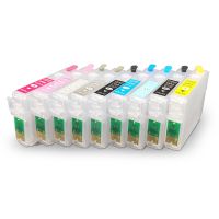 Hot Selling 9 Colors/Set T0961 T0962 T0963 T0964 T0965 T0966 T0967 T0968 T0969 Refillable Ink Cartridge For Epson Stylus Photo R2880 Printer