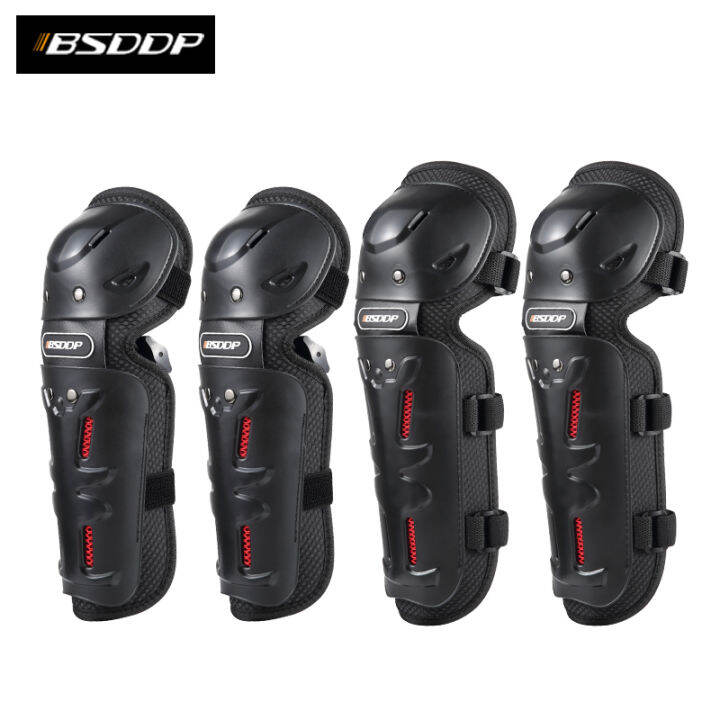 4-piece-motorcycle-sports-riding-gear-knee-pads-elbow-off-road-motorcycle-hand-protection-knee-pads-black-for-yamaha-mt-10-r6-r1