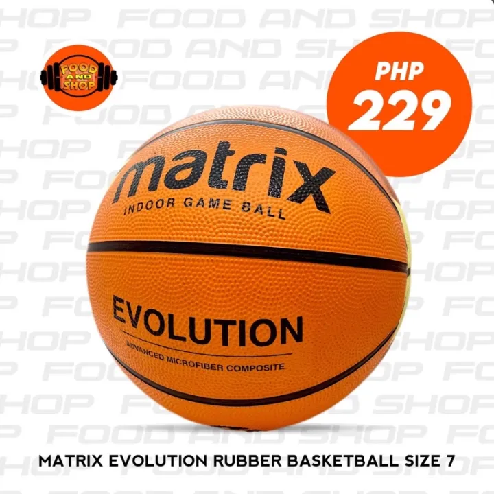 Matrix Evolution Rubber Basketball Size 7 (with FREE PIN) Lazada PH