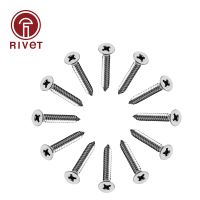 20pcs Cross Recessed Countersunk Flat Head Self-tapping Screw M3 M3.5 M4 M5 M6 304Stainless Steel Phillips Screw Furniture S