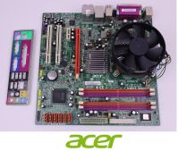 Acer Motherboard Q35T-AM V:1.0A  Socket 775 พร้อมพัดลม พร้อมฝาหลัง