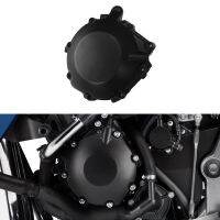 ข้อเหวี่ยงที่คลุมมอเตอร์เครื่องยนต์ทางซ้ายรถจักรยานยนต์สำหรับ Honda CB 1000R 2011-2018 CBR1000RR 2006-2007อลูมิเนียมสีดำ