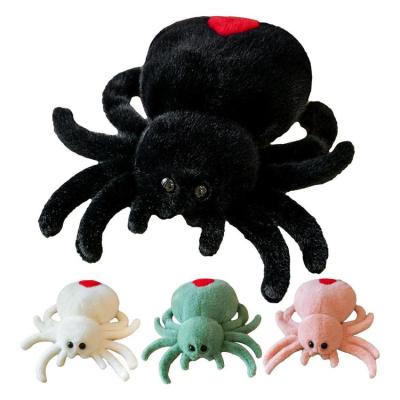 Spider Plush Pillow Throw Pillow Doll Stuffed Animal Cartoon Toy Short Plush Material Decoration Tool for Kids Room Living Room Couch and Bedroom impart