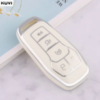 HushdgNEW TPU รถ Remote Key Case Shell Fob สำหรับ Ford Fusion Mondeo Mustang F-150 Explorer Edge 2015 2016 2017 2018 5ปุ่มคู่