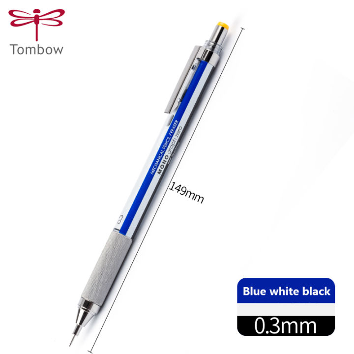 1pcs-tombow-mono-series-dpa-162-hand-drawing-sketch-0-30-5mm-low-center-of-gravity-metal-grip-activity-pencil-student-exam