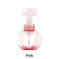 [ปังมาก]  ✧LY-HOME✧ 300ML FOAMING SOAP DISPENSER REFILLABLE SHOWER GEL EMPTY BOTTLES FLOWER-SHAPED TRANSPARENT PLASTIC FOAM PUMP LIQUID/MULTICOLOR