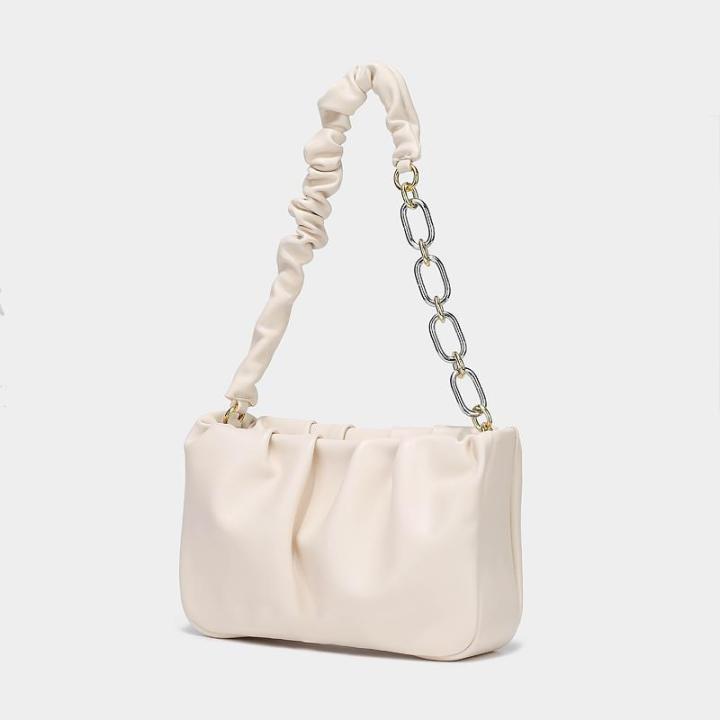 ฤดูร้อน-crowdbag-กระเป๋าสะพายไหล่-2023-แฟชั่นใหม่-crowdbag-เมฆกระเป๋าจีบกระเป๋าใต้วงแขนผู้หญิงกระเป๋าถือ