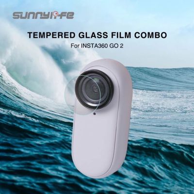 Sunnylife Tempered Gl Film Combo For Insta360 GO2 Precise Cutout Protective Anti Fingerprint Sport Camera Accessories