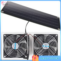 Delivery】Solar Panel Fan Kit 10W 6V Weatherproof Solar Fan For Chicken Coop Greenhouse Shed Pet House Window Exhaust