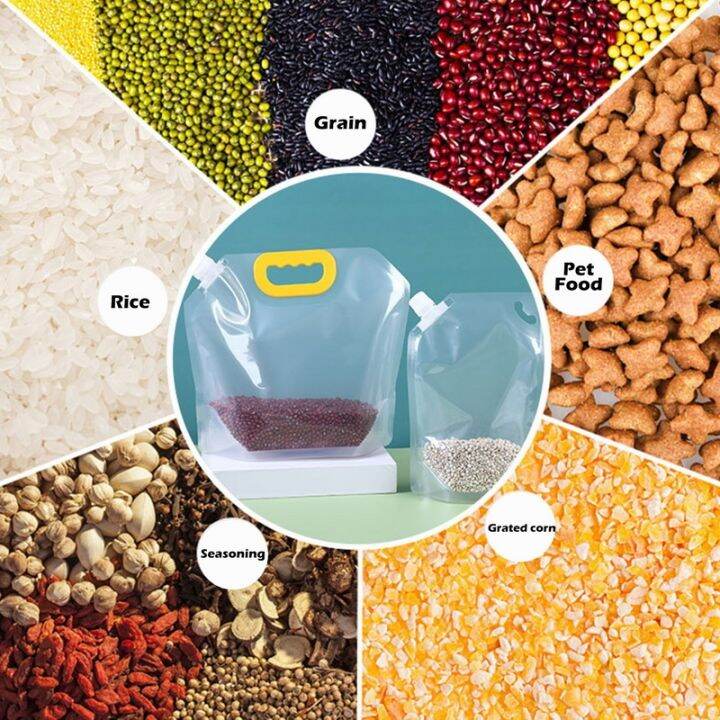 1-5pcsrice-packaging-bag-grains-sealed-bag-moisture-proof-and-insect-proof-transparent-thickened-portable-food-grade-storage-bag