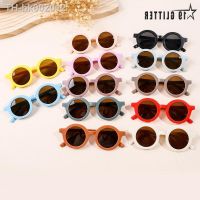 ✵ Childrens Colors Cartoon Round Sunglasses Boys Girls Vintage Sunglasses UV Protection Classic Kids Eyewear UV400