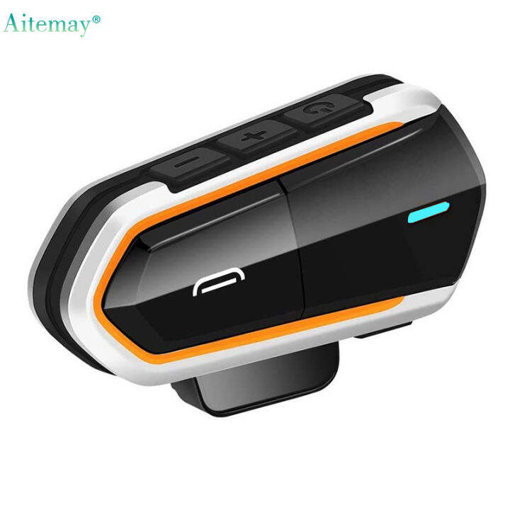 Aitemay Motorcycle Bluetooth Helmet Headset 2 Rider Wireless