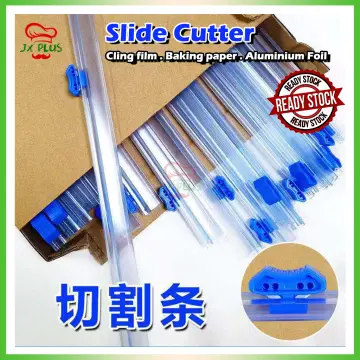 Plastic Wrap/Foil Cling Film Slide Cutter Slicer Tool Come with