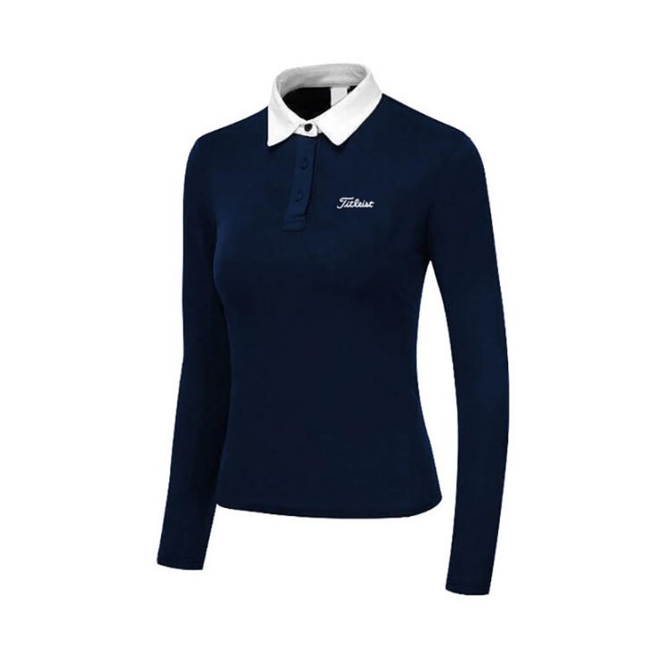 new-product-golf-clothing-new-ladies-long-sleeve-comfortable-casual-sports-polo-shirt-top-xxio-titleist-malbon-amazingcre-southcape-honma