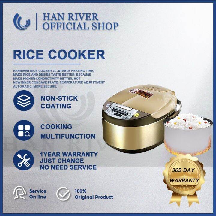 HAN RIVER Rice Cooker Big Sale Multifunctional Rice Cooker Nonstick Inner Pot with Steamer 10
