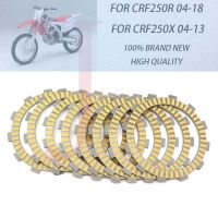 สำหรับฮอนด้า CRF250R 2011 2012 2013 CRF250X 2004-2013 2010 2009รถจักรยานยนต์2008แผ่นอัดคลัทช์และชุดคลัชแผ่นโลหะ