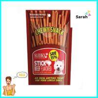 ขนมสุนัข SLEEKY CHEWY STICK BEEF FLAVOR 175 ก.CHEW STICK SLEEKY BEEF FLAVOR 175G **ทักแชทได้ค่ะ ยินดีบริการ**