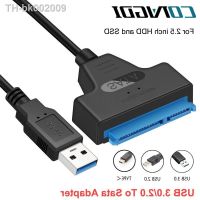 ◇☾ Congdi USB SATA 3 Cable Sata To USB 3.0 Adapter UP To 6 Gbps Support 2.5Inch External SSD HDD Hard Drive 22 Pin Sata III A25 2.0