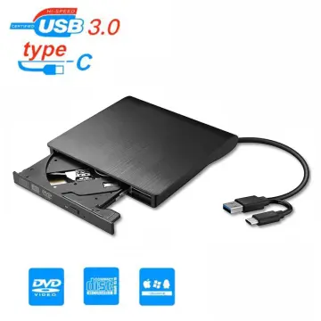 External CD DVD Drive USB 3.0 Type C DVD Writer Disc Reader Player