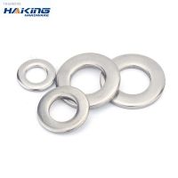 ✲▤ 1/50/100pcs GB97 A2 304 Stainless Steel Flat Washer Plain Gasket for M1.6 M2 M2.5 M3 M4 M5 M6 M8 M10 M12 M16 M20 M24 Screw Bolt