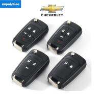 【XPS】For Chevrolet Cruze 2010 2011 2012 2013 Folding Remote Car Key Shell (พร้อมโลโก้)