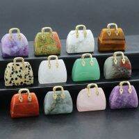 【cw】 Stone Agates/Unakite/Green Bag-Shaped Ornaments Jewelry Bed-Room Office Desk ！