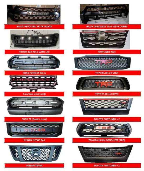 FRONT GRILL ISUZU & TOYOTA | Lazada PH