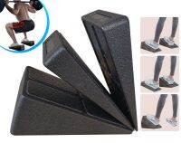 「nebulia shop」Yoga Wedge Stretch Slant Boards Adjustable Tilt Slanting Board Yoga Block ปรับปรุงความแข็งแรงของขาล่างสำหรับการออกกำลังกายยิมฟิตเนส