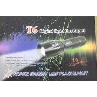 PZ shop【เก็บเงินปลายทาง】 ไฟฉายแรงสูง T6 UltraFire XMLl-T6 XB-103 ไฟฉาย แรงสูง ซูมได้ พร้อมอุปกรณ์ครบชุด CREE XML T6 LED ราคาถูก!! ไฟฉาย แรง สูง ไฟฉาย