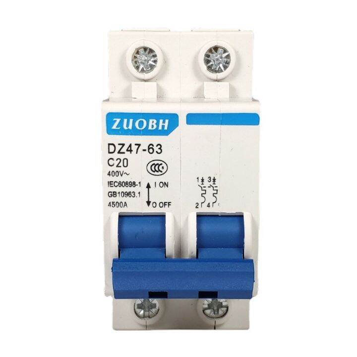 DZ4763 Economic 2P AC Electric Circuit Breaker mcb CE Approved