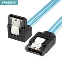 SAMZHE SATA III 6.0 Gbps Cable with Locking Latch for Hdd SSD DVD PC Computer Data Cable 50/100cm