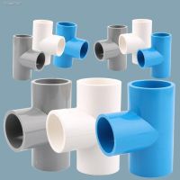 ◙☑ 1pc 20 25 32 40 50mm PVC Pipe Tee connector Garden Irrigation 3 Way Joints Tube T Adapter Water Pipe Fittings