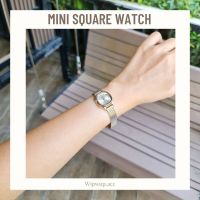 New In นาฬิกา ผู้หญิง นาฬิกาข้อมือ ผญ รุ่น Mini Square watch รุ่นนี้หน้าปัดเล็กน่ารักมากๆค่า ข้อมือเล็กถึงกลางใส่แล้วสวยมาก