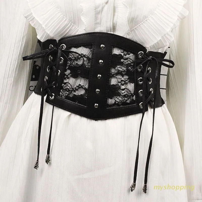 Lace up waist on sale belt