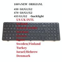 100%New Original For HP Probook 450 G0 450 G1 450 G2 455 G1 455 G2 470 G0 470 G1 470 G2 Laptop Keyboard Backlight SN9123BL Basic Keyboards