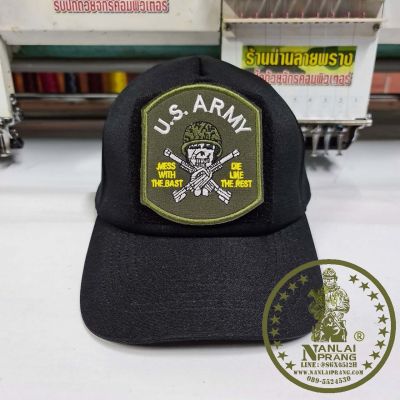 หมวกแก๊ป U.S.ARMY สีดำ