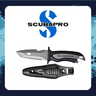 Scubapro Mako Knife Titanium or Stainless Steel for scuba diving - Blade length 8.5cm - Overall length 19cm